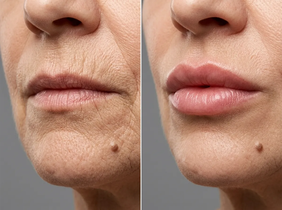 Smoker’s lines Botox treatment results including recovery process, treatment longevity, and wrinkle reduction effects