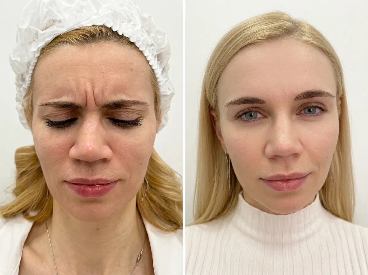 London Aesthetics clinic offering expert Botox treatment for frown lines with personalised care and natural results